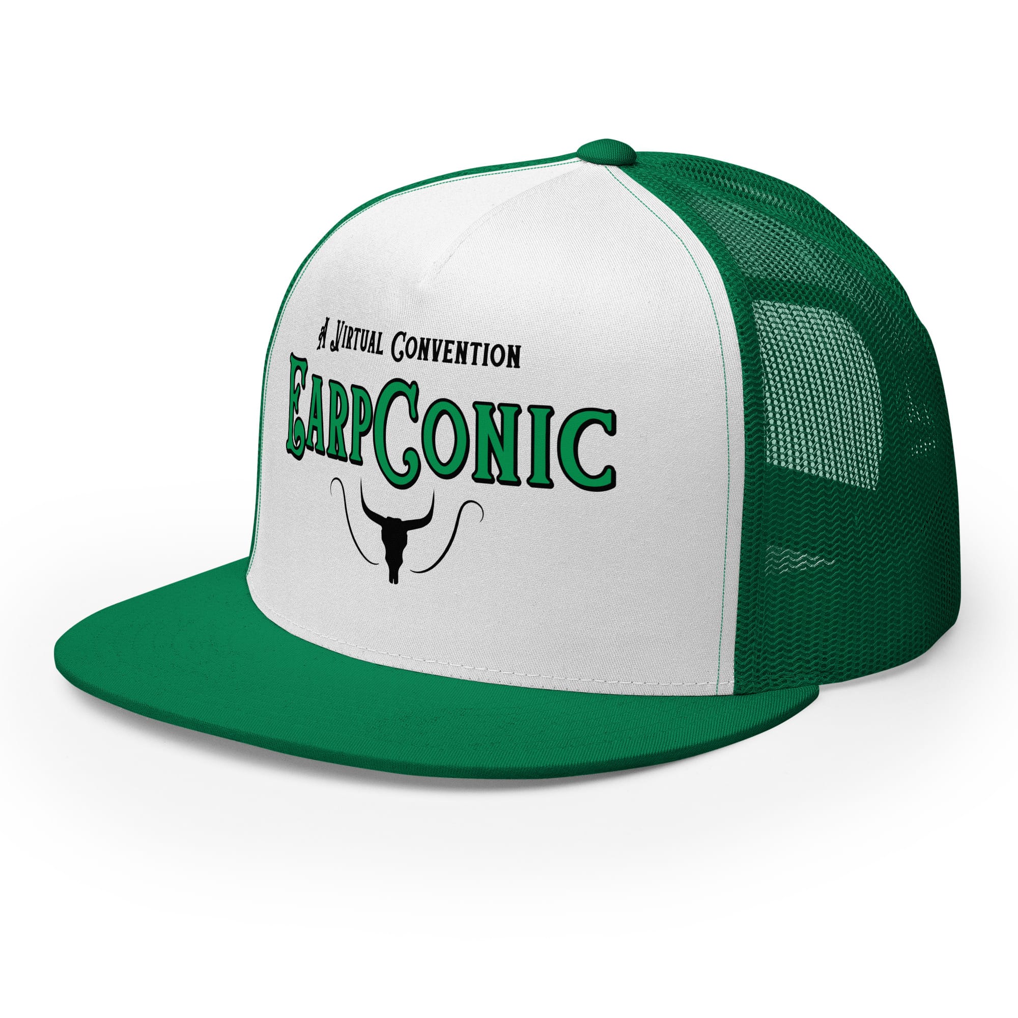 EarpConic Logo Printed Trucker Cap - Image 4