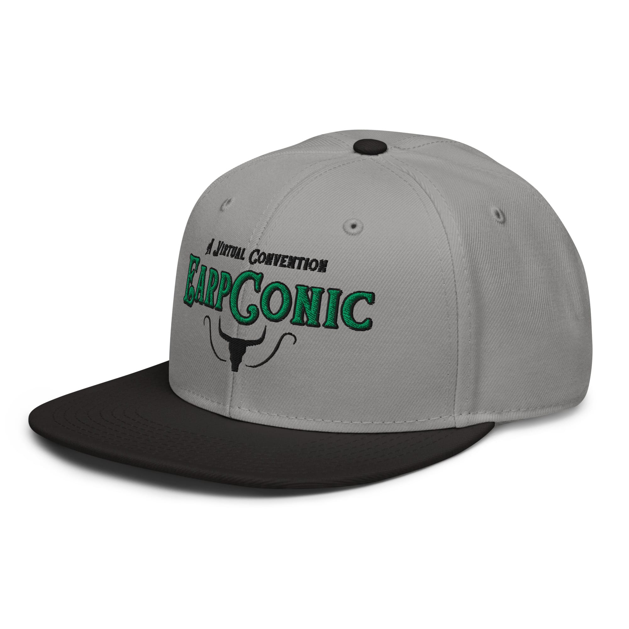 EarpConic Logo Embroidered Snapback Hat - Image 4