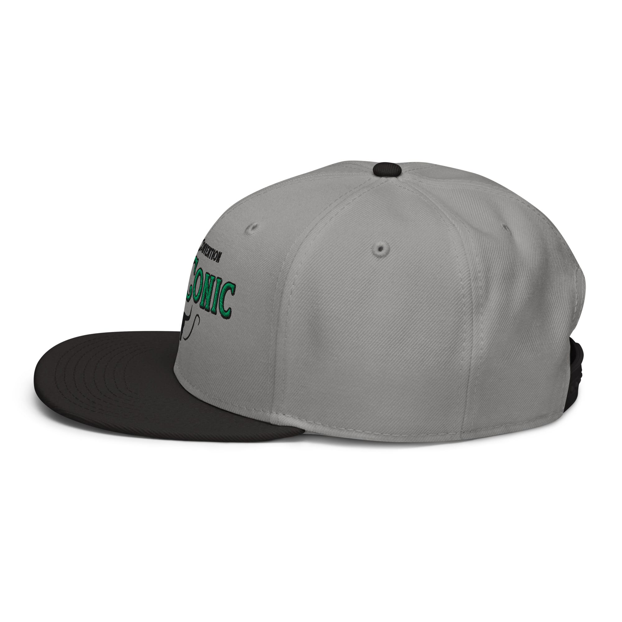 EarpConic Logo Embroidered Snapback Hat - Image 3