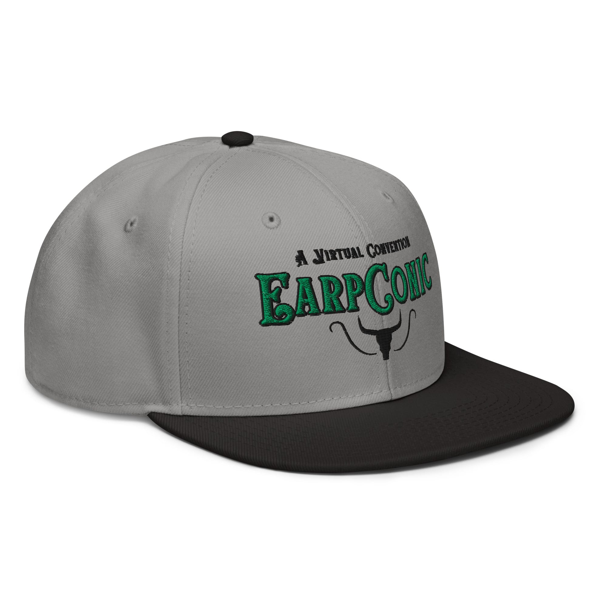 EarpConic Logo Embroidered Snapback Hat - Image 2